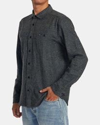RVCA - HARVEST NEPS FLANNEL LS (AVYWT00350) - BLK