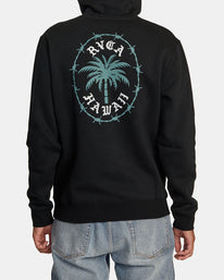 RVCA - BARBED PALM HOODIE - BLK