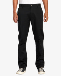 RVCA - THE WEEKEND STRETCH PANT (AVYNP00178)- BLK