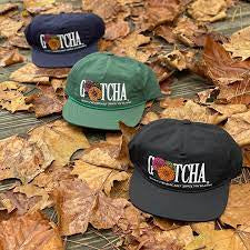 GOTCHA BOUQUET TRUCKER HAT - MAJOLICA BLUE