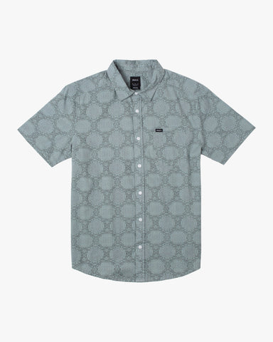 RVCA MENS ENDLESS SEERSUCKER SHORT SLEEVE